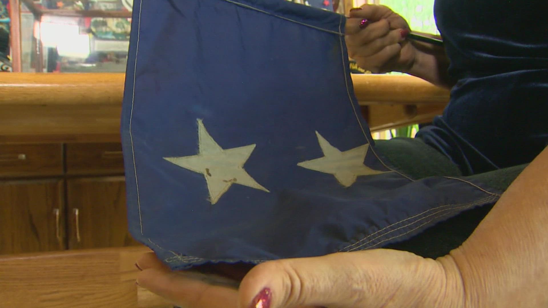 Glenn Harvey Lane, a World War II veteran and Pearl Harbor survivor from Whidbey Island, had one final wish: That his flag be returned to Honolulu.