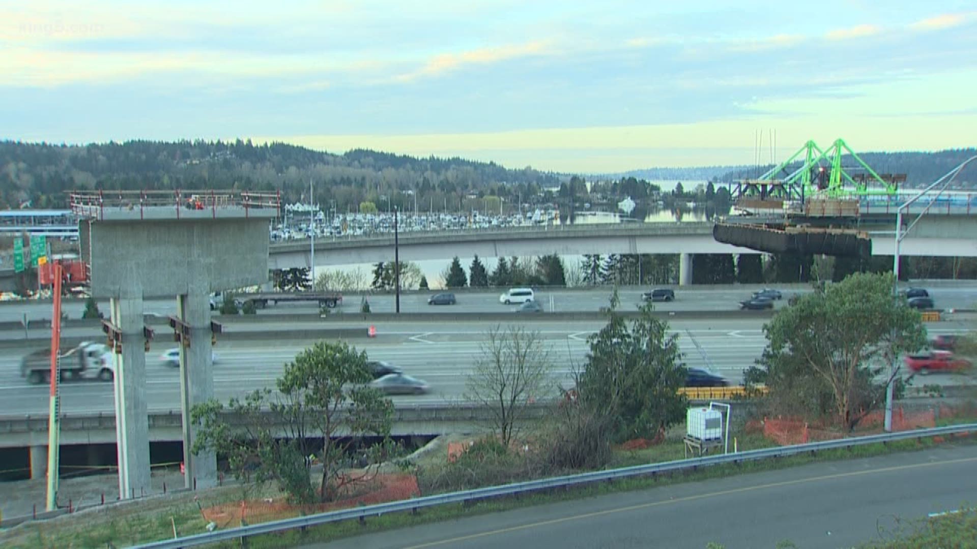 A heads up for drivers on Interstate 90 near Bellevue: all westbound lanes will be closed overnight.