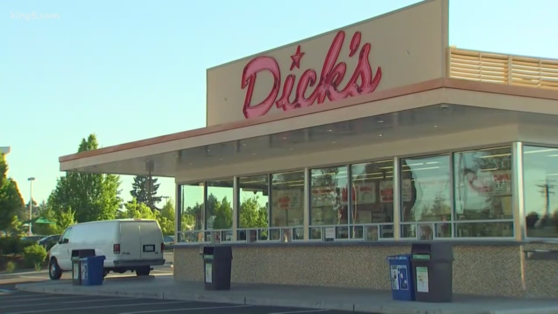 President of Dick's Drive-In Restaurants Jasmine Donovan reacts to a Sound Transit report that found a majority of public comments opposed building a new maintenance and operations facility at the location of a new Dick’s Drive-In in Kent.