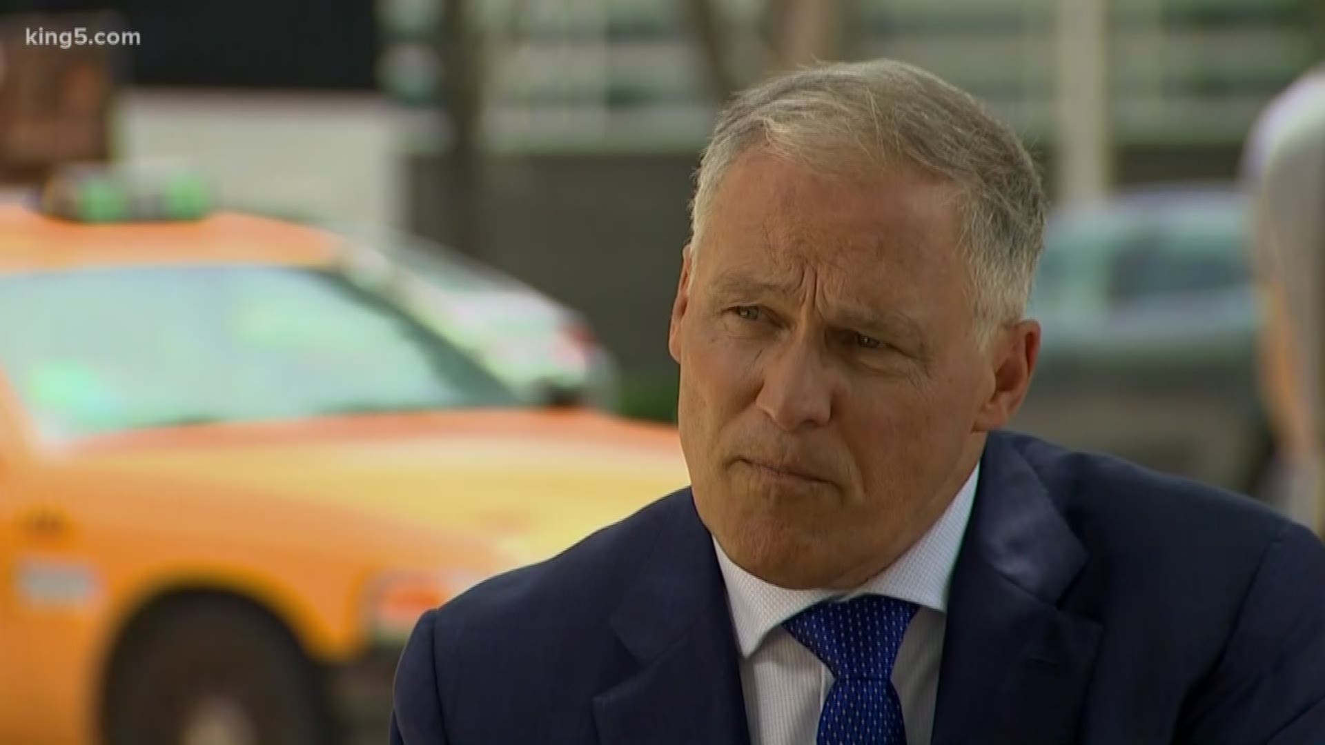 All eyes are on Miami for the Democratic debates. KING 5 political reporter Chris Daniels had an exclusive interview with Washington's governor, Jay Inslee, as he prepares for the rest of the campaign trail.