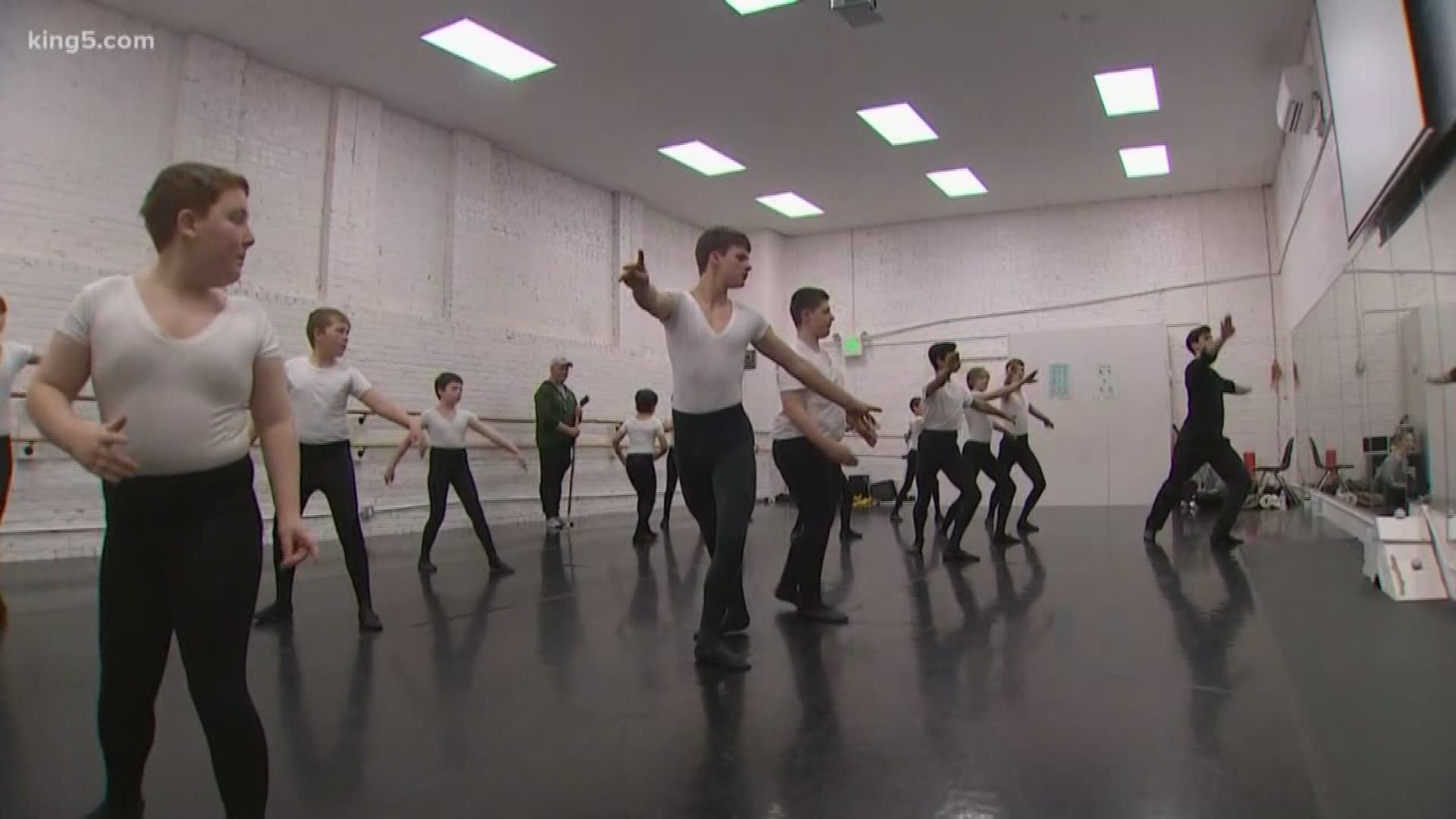 A ballet class for boys has grown from a small group, to dozens of students in Centralia.