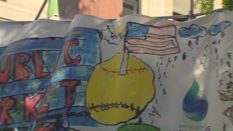 Murals designed by Special Olympians displayed in Seattle