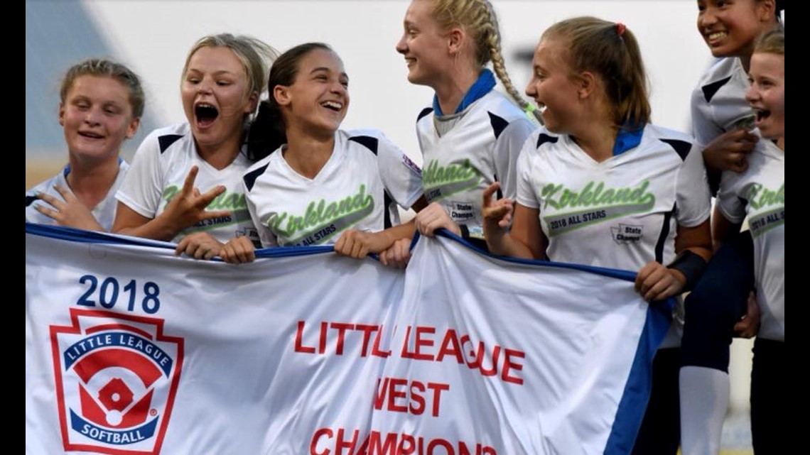 Kirkland Little League Softball girls headed to the World Series