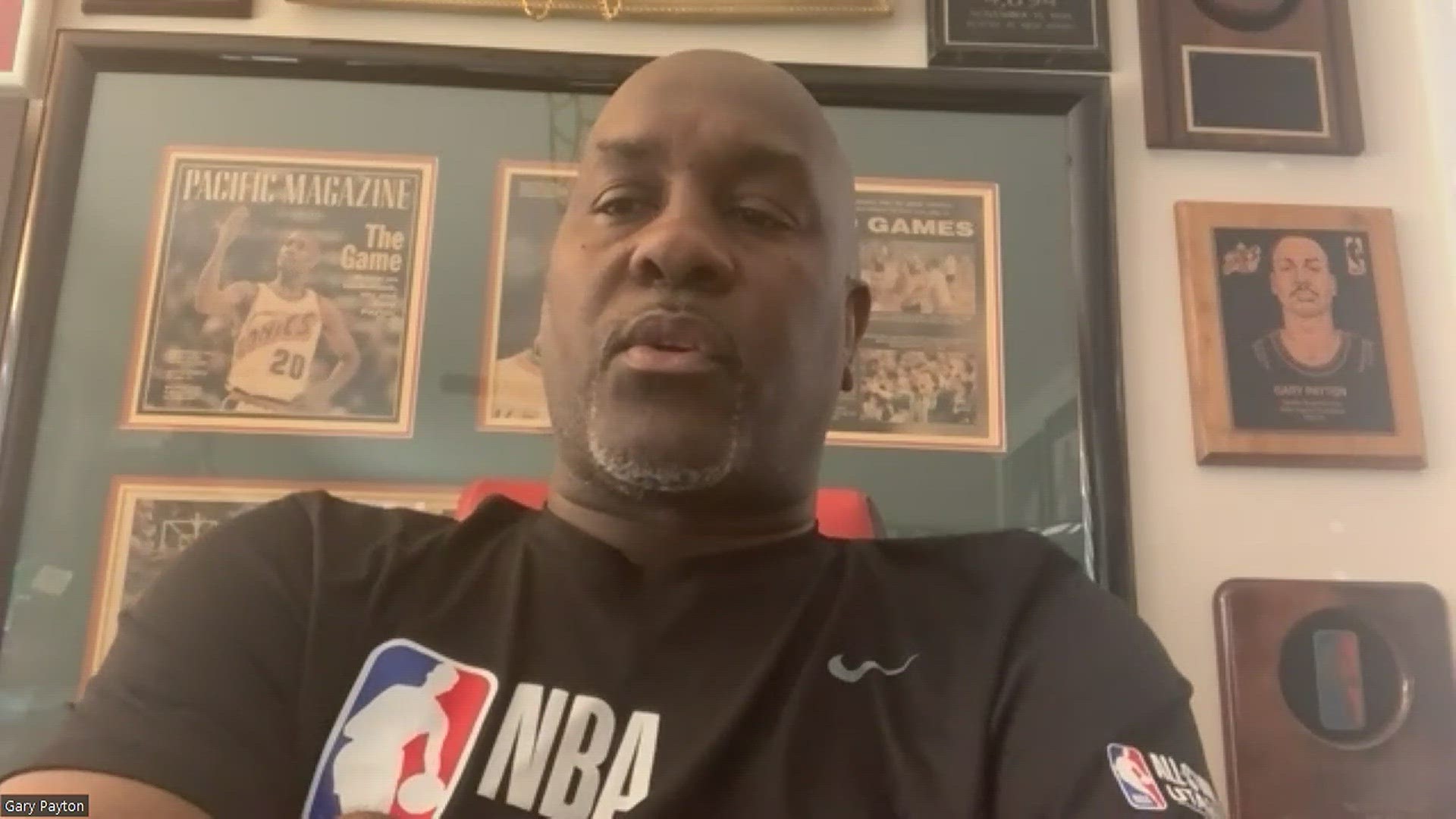Former SuperSonic Gary Payton talks about being honored by the Super Hawks.