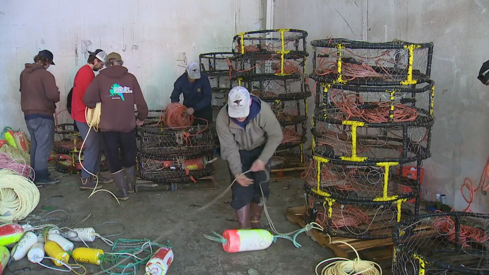 Volunteers from around the region banded together to get Ilwaco's crabbers back on the water after fire ripped through Ilwaco Landing