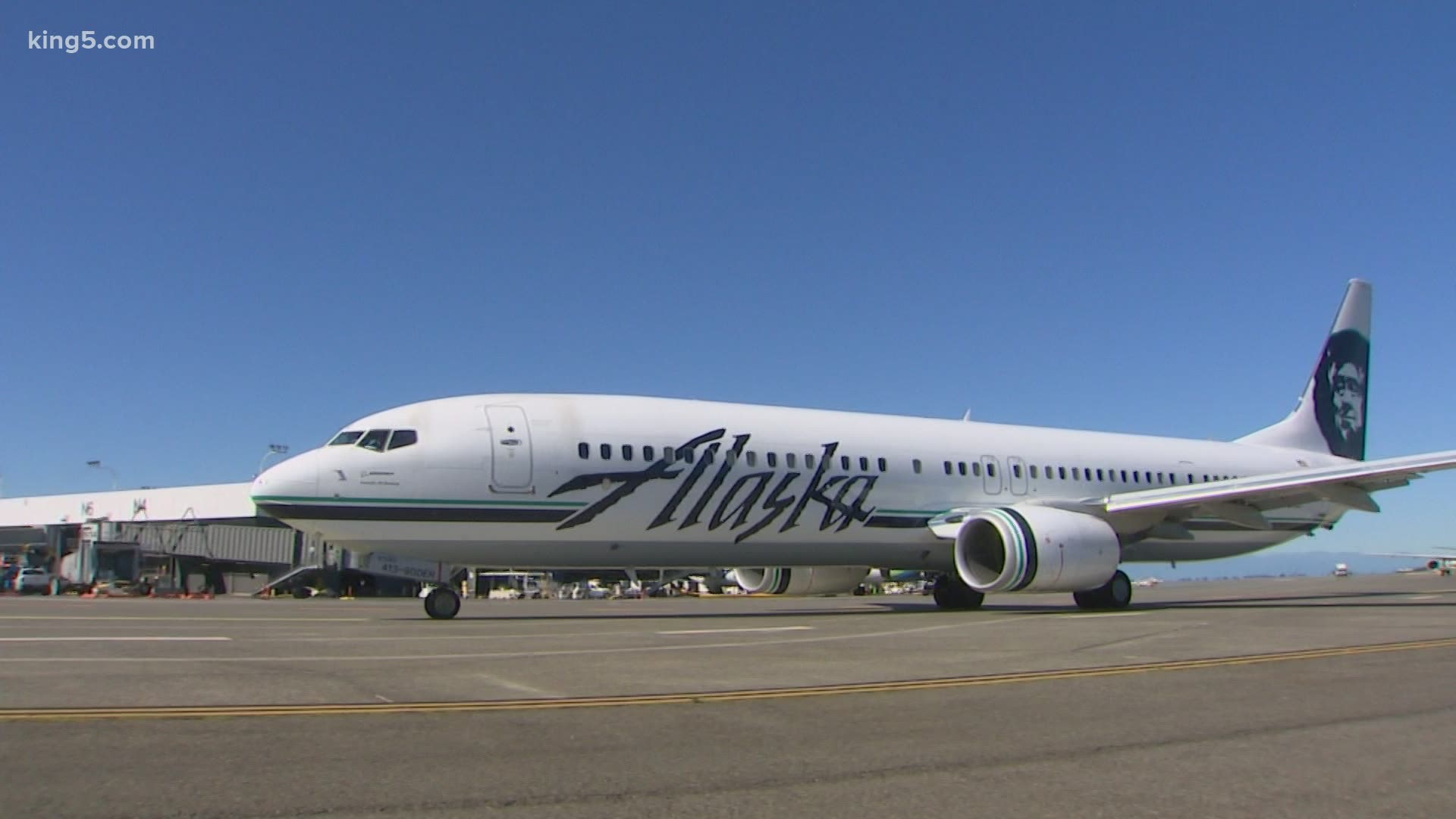 The president of Alaska Airlines said he expects bookings to start picking up in the spring, as more people get vaccinated.