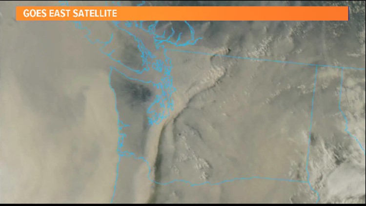 화재로 퓨젯 사운드 지역 전반에 재 떨어져