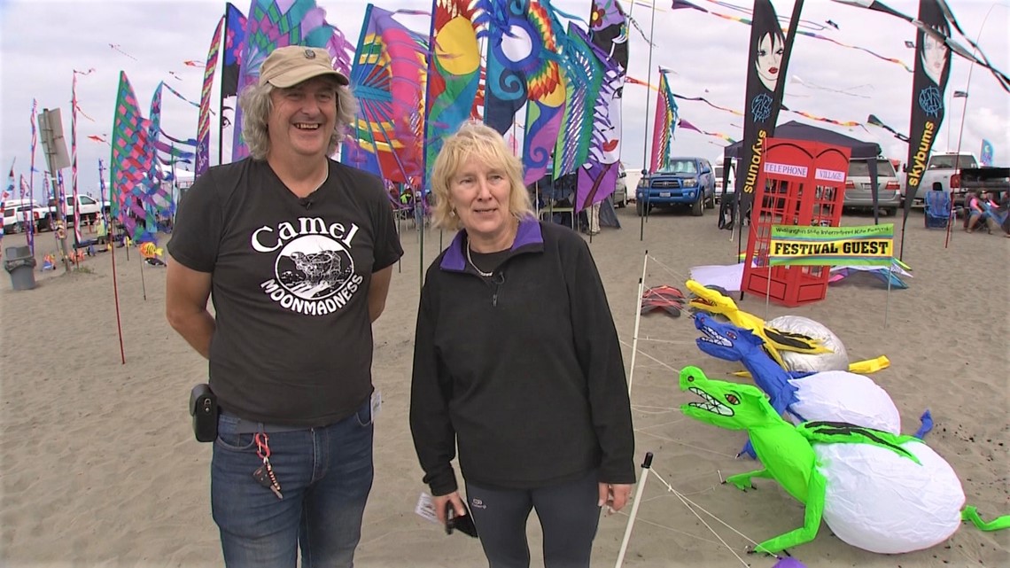 The Washington State International Kite Festival in Long Beach is fun