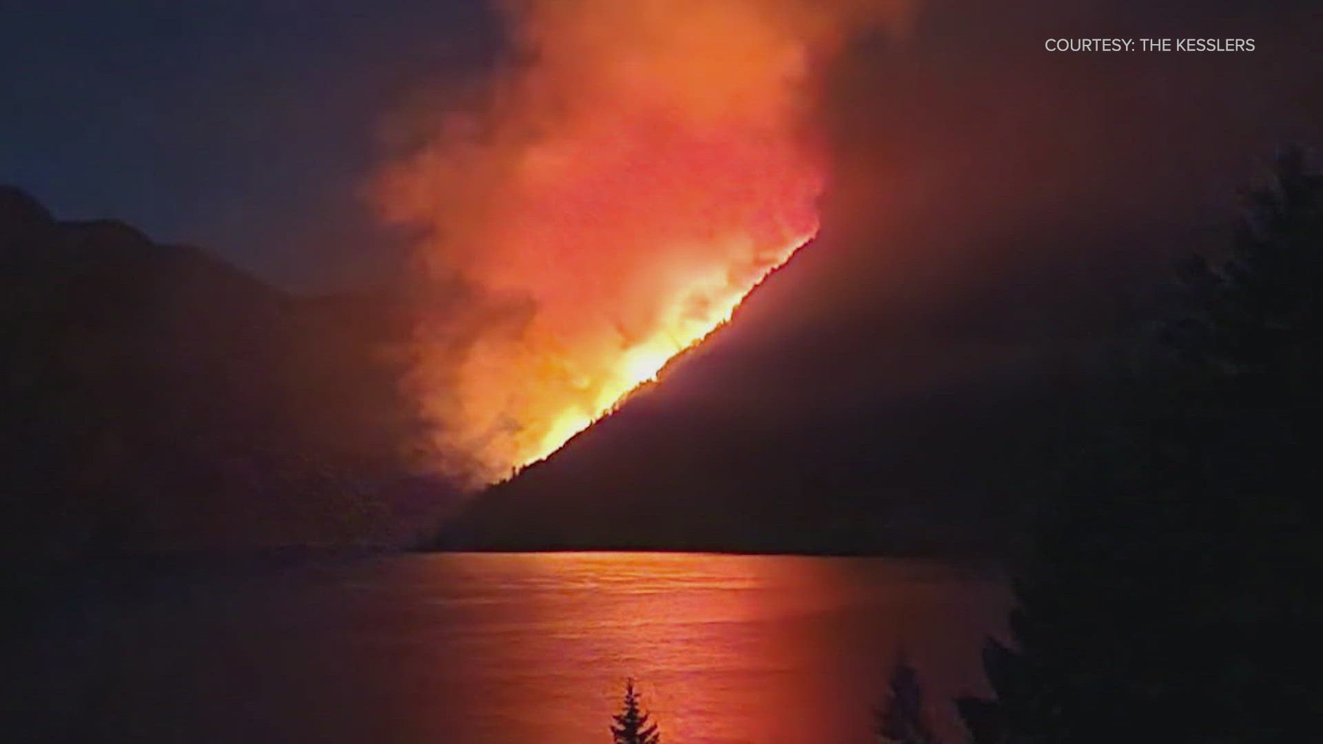 The Bear Gulch Fire has scorched over 330 acres near Lake Cushman. 