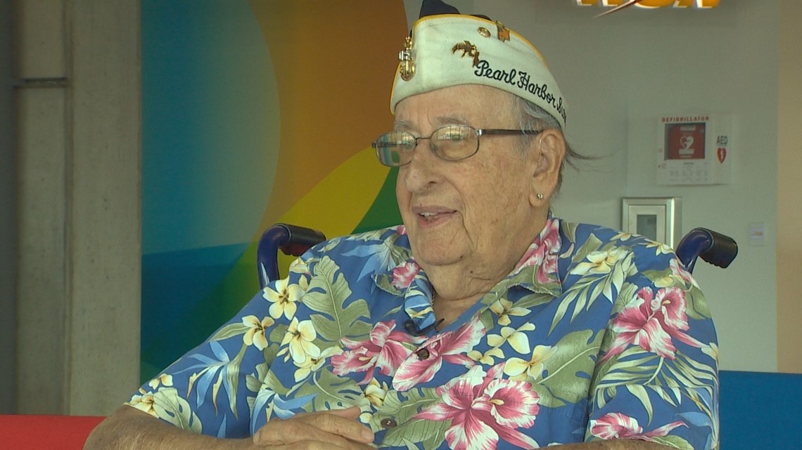'I am an eyewitness to history': Pearl Harbor survivor honored in ...