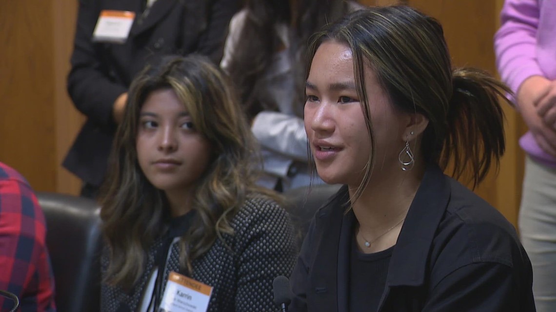 Students join school administrators for 'Day on the Hill' in Olympia