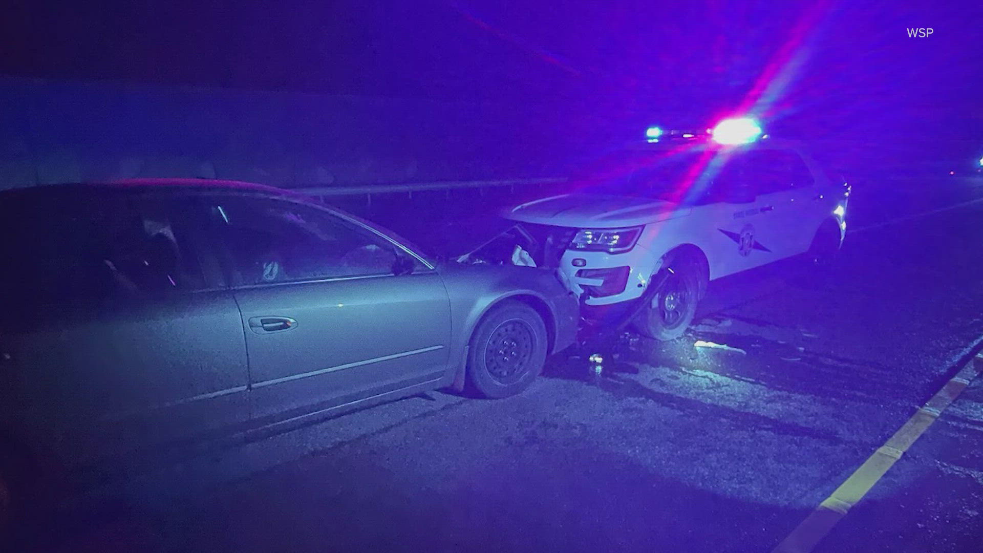 BREAKING: WSP trooper crashes head on to stop wrong-way driver on I-90