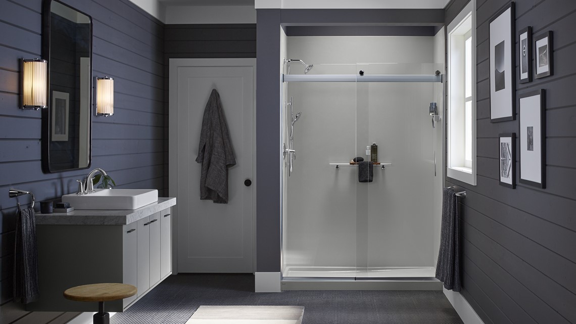 Pacific Bath Company shows new Kohler LuxStone Showers | king5.com