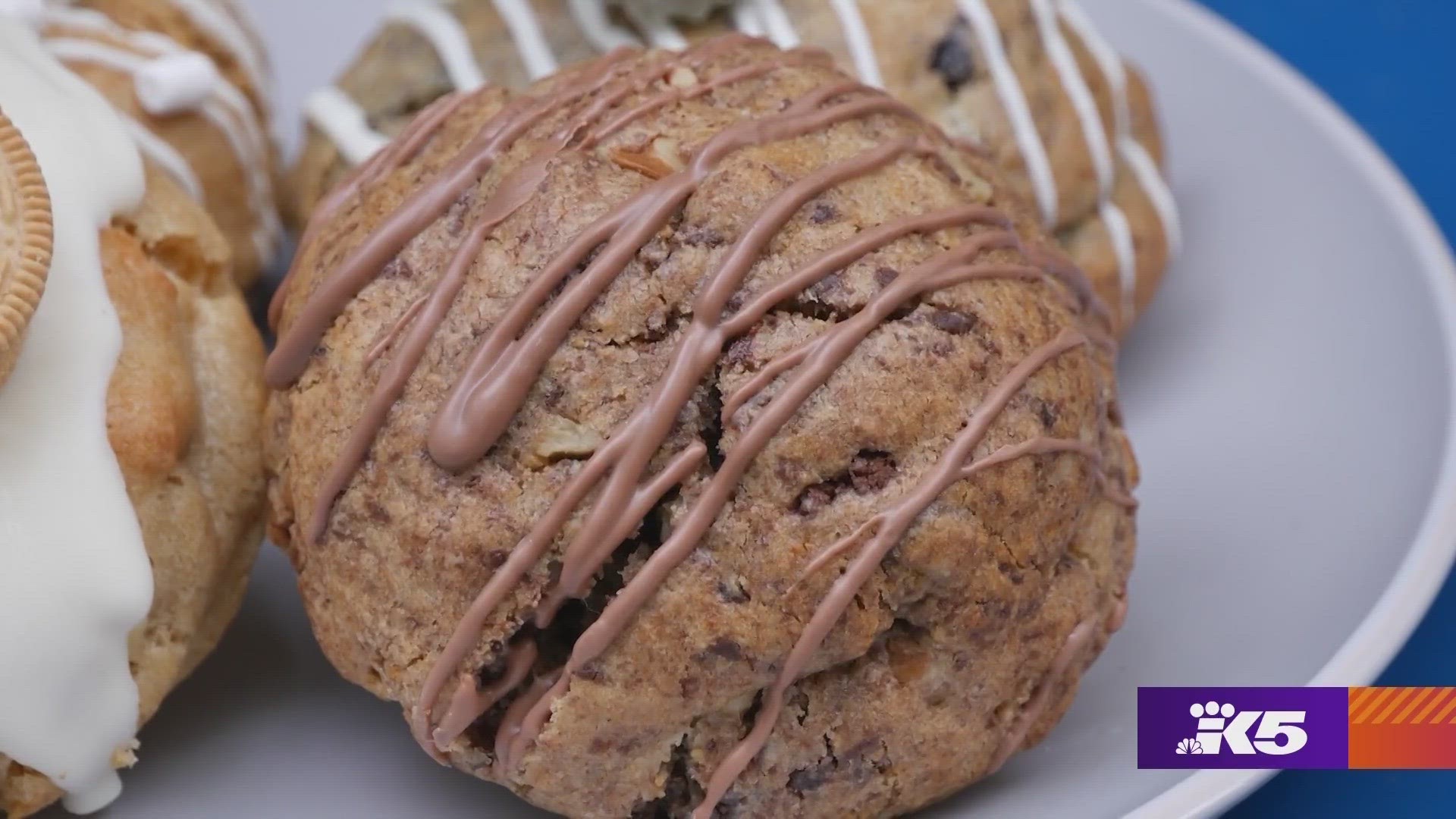 Coping Cookies, run by partners Sam and Ashley, sells huge, delicious cookies and educates people about mental health. #k5evening