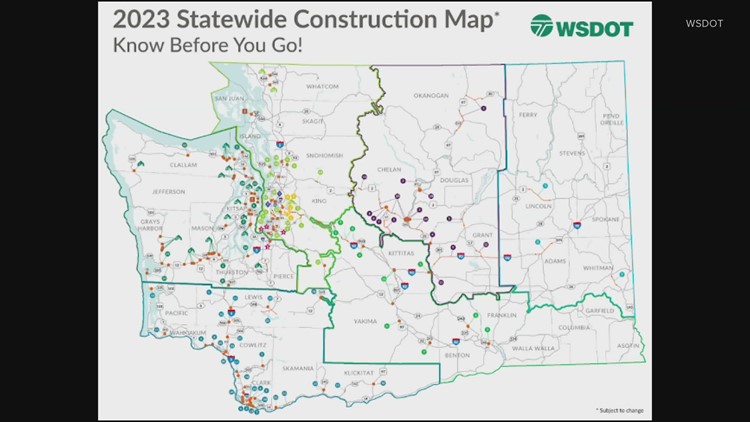 WSDOT announces 116 construction projects across the state this summer