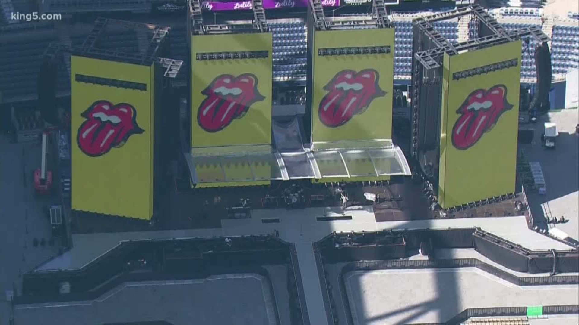 The Rolling Stones are back in Seattle after 13 years. This time, 50,000 fans will crowd into CenturyLink Field for the long-awaited show. KING 5's Sebastian Robertson plays karaoke host outside the show.