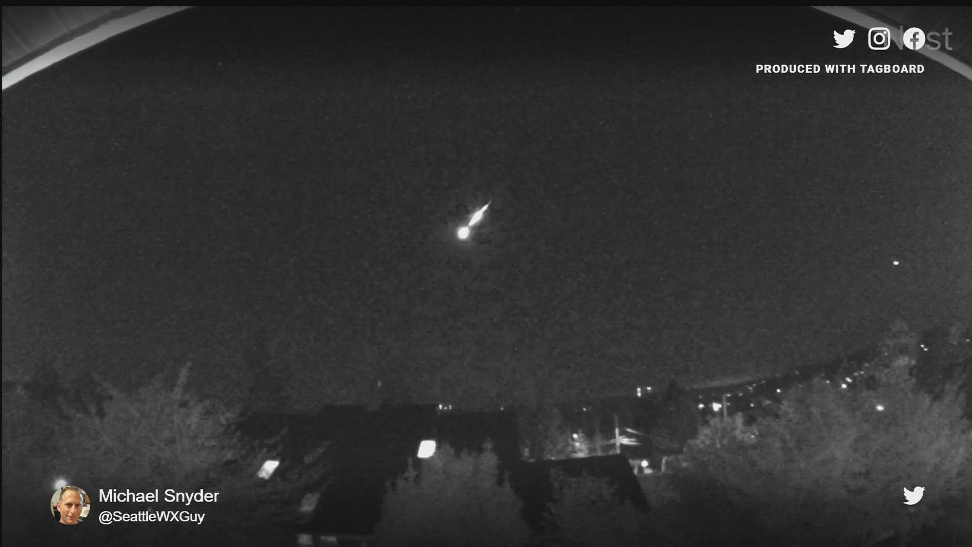 Stunning Meteor Viewed In Washington Sky King5 stunning-meteor-viewed-in-washington-sky-king5