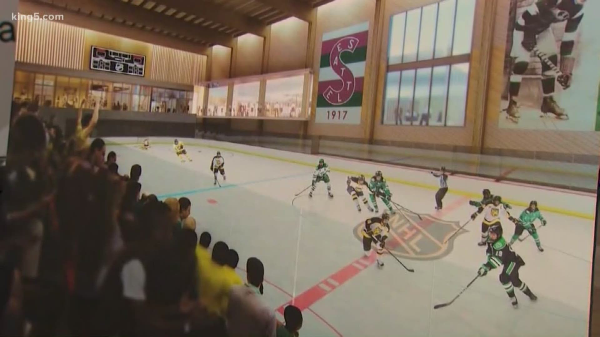 NHL Seattle leaders are showing off their plans for a new community ice center and training facility. KING 5's Chris Daniels went to the open house.