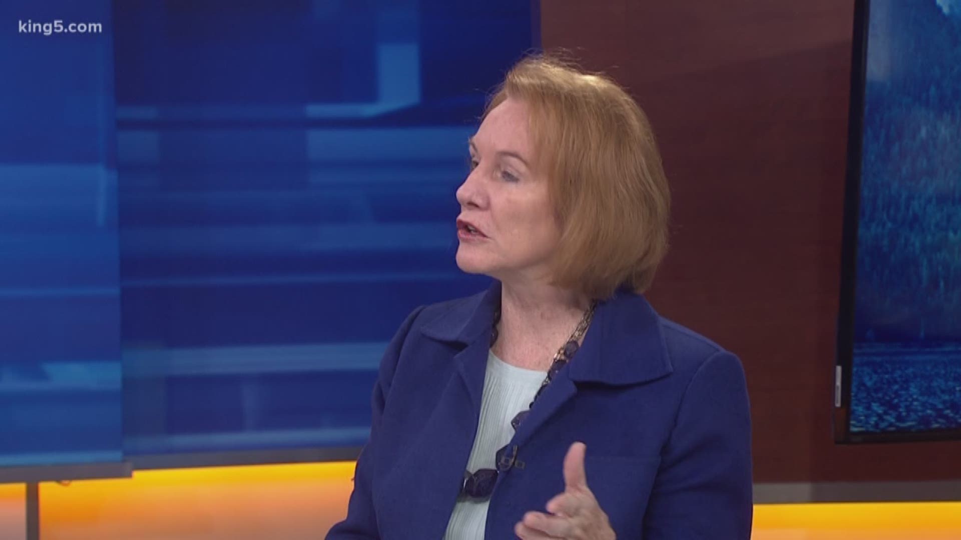 Seattle Mayor Jenny Durkan discusses phase two of the "Seattle Squeeze," where 800 daily bus routes move out of the transit tunnel and onto surface streets downtown.