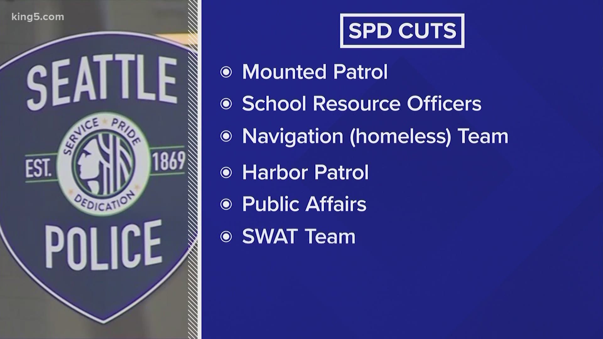 The Seattle City Council voted to trim the police budget by more than $3 million, which is far less than the 50% defunding that protesters were seeking.