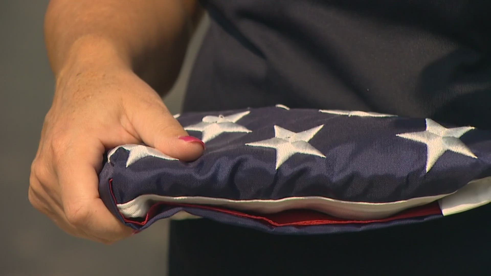 Snohomish County's Support 7 uses American flags to cover the bodies of veterans who have died unexpectedly.