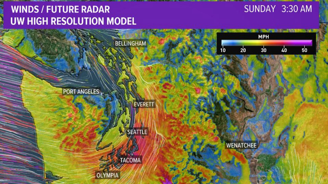 From zero to 60 How wind speeds around Puget Sound picked up so fast