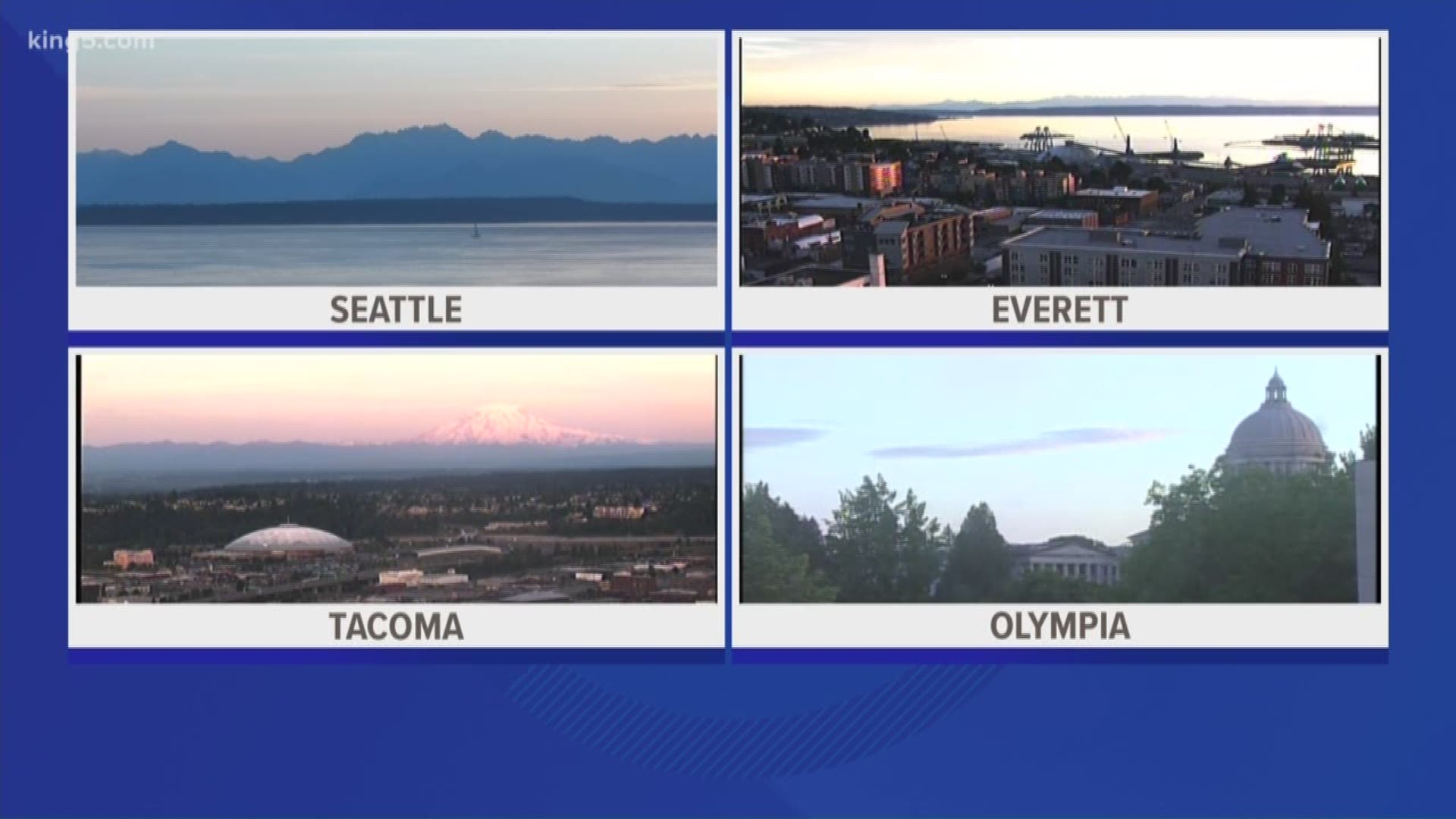Western Washington cooling down after record heat.