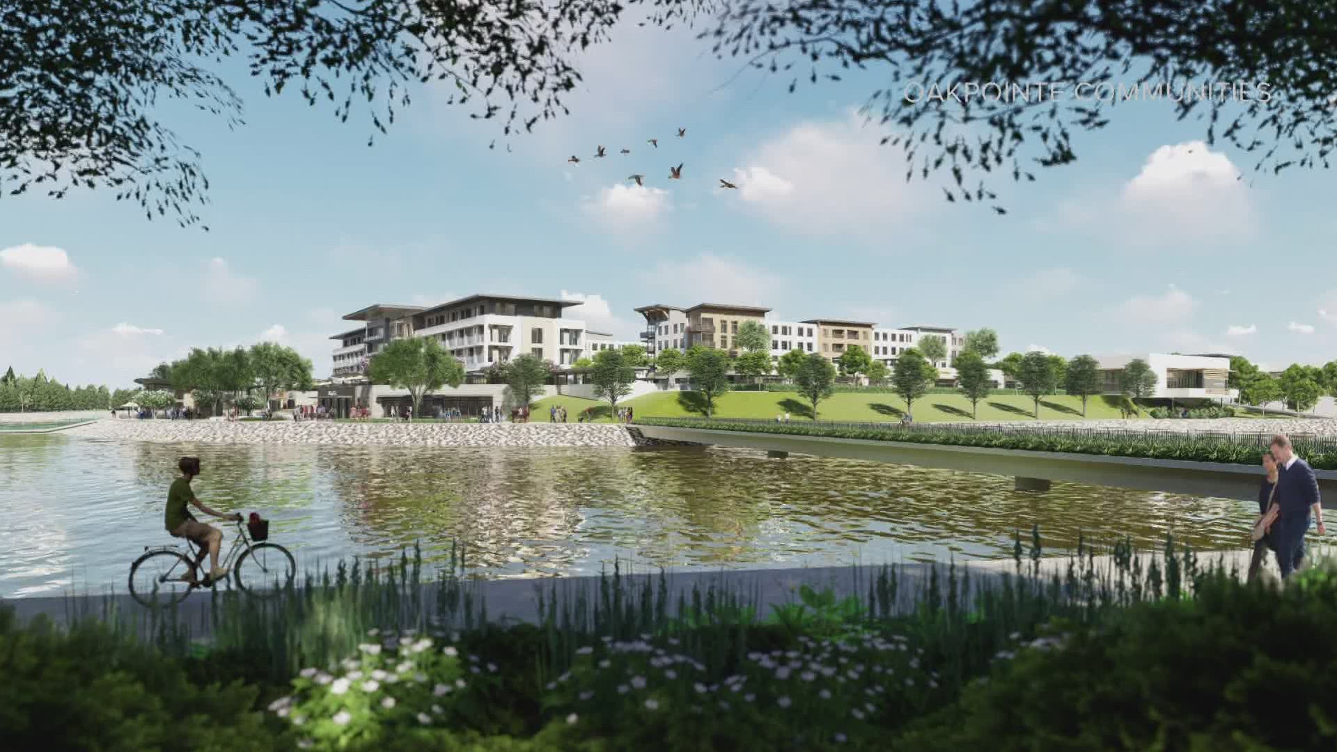 The city of Covington is receiving a new large scale urban village, movie theater and a town center among other developments.