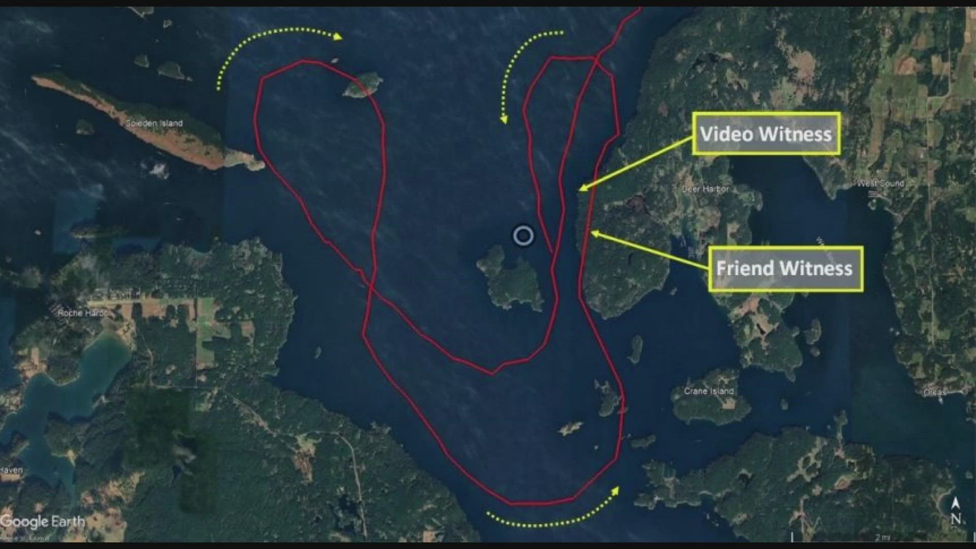 Anders was flying a typical route he called an "Orcas run" on June 7 when he crashed, according to the new report.