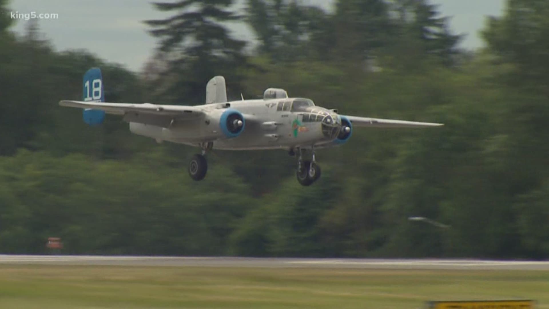 A pair of World War II bombers are available to tour in Skagit County this week. The bombers are among the few still able to fly. KING 5's Eric Wilkinson reports.