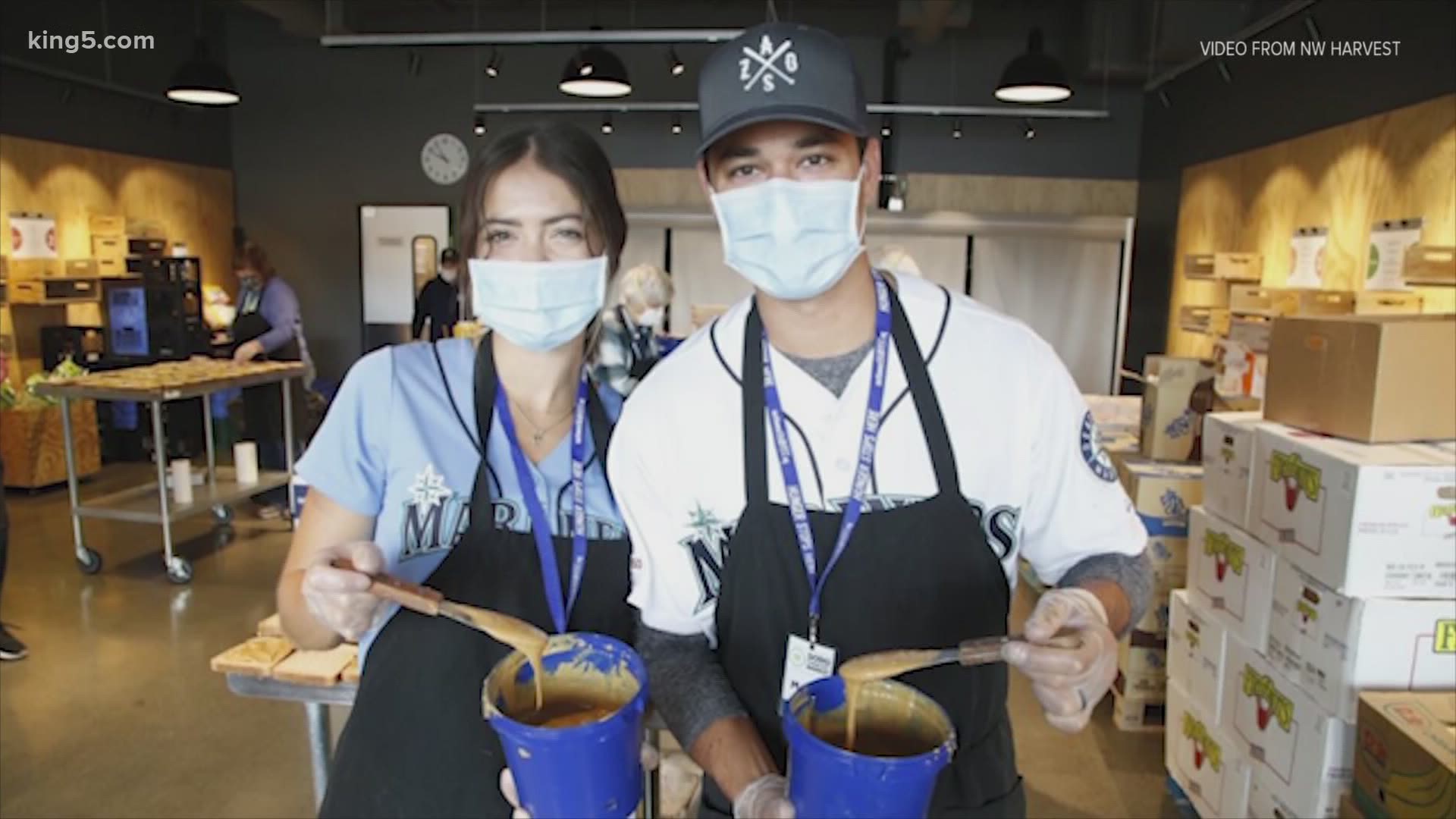 Mariners pitcher Marco Gonzalez and his wife Monica are trying to combat childhood hunger during the pandemic.