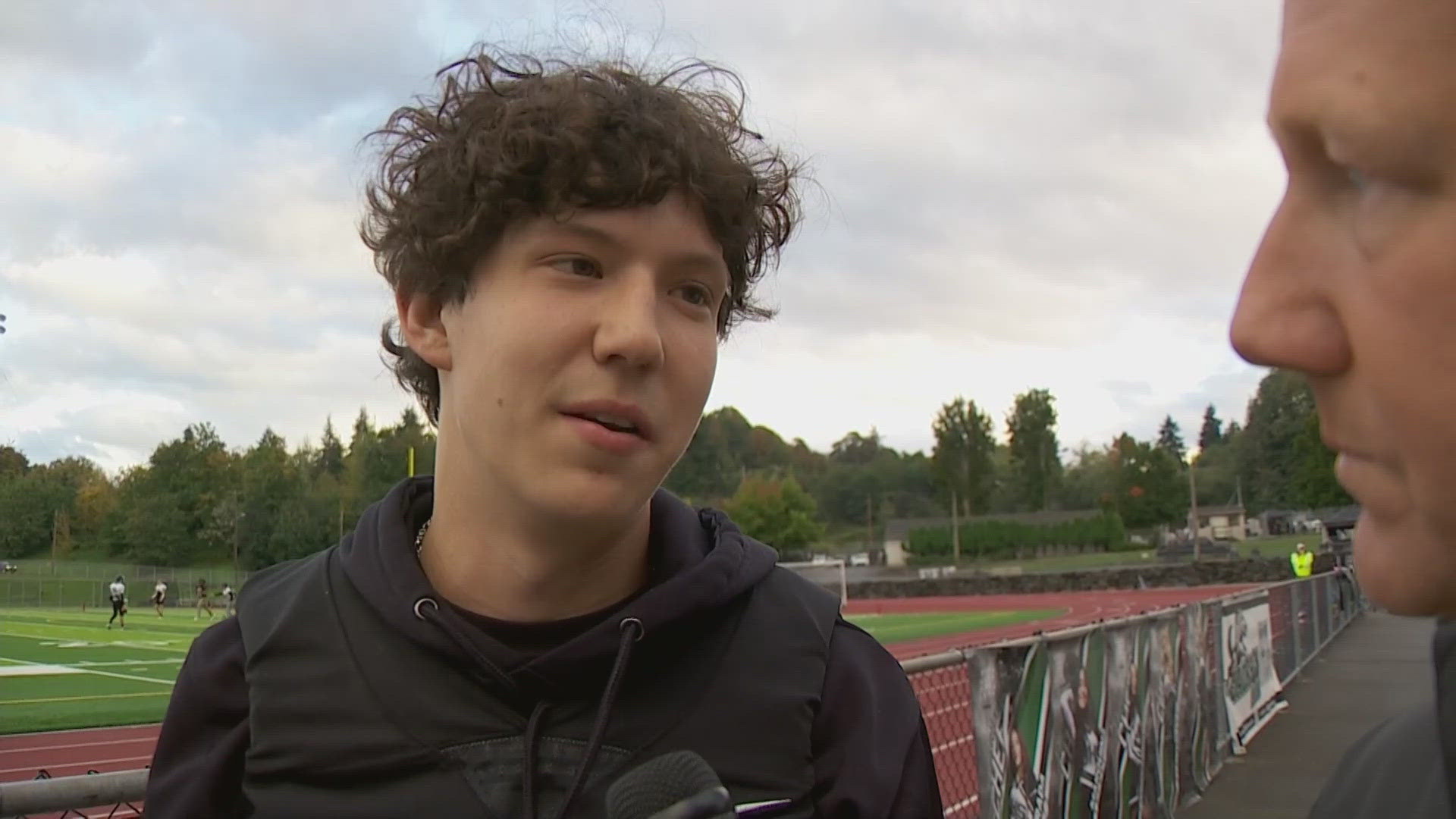 Will Turpin was looking forward to a great senior football season but was diagnosed with Leukemia last spring. That didn't stop him from showing his support.