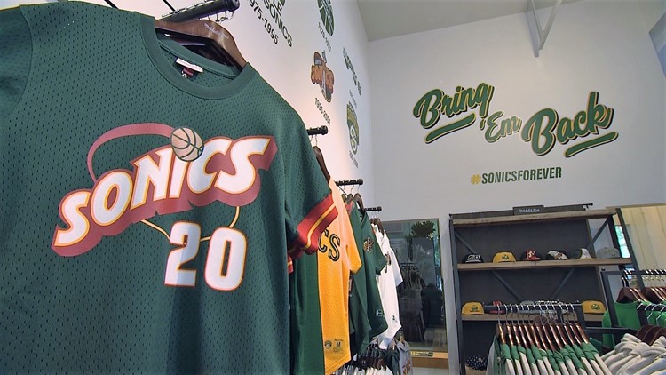 Shop our new range of M&N Seattle SuperSonics Tees! Available In