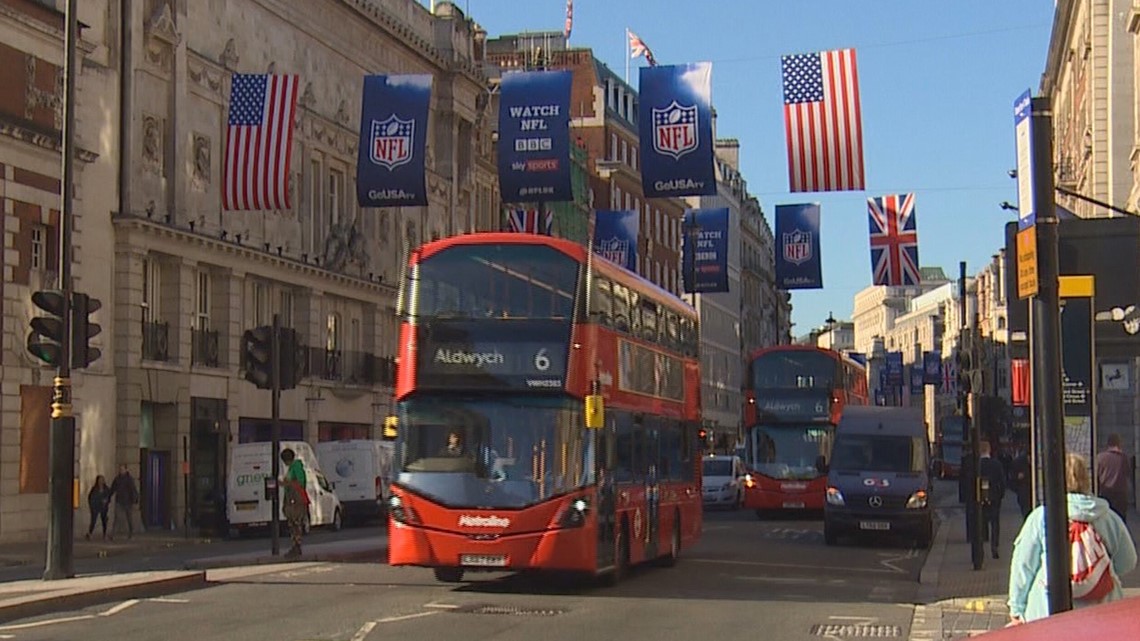 Record crowd watches Seahawks dominate Raiders in London