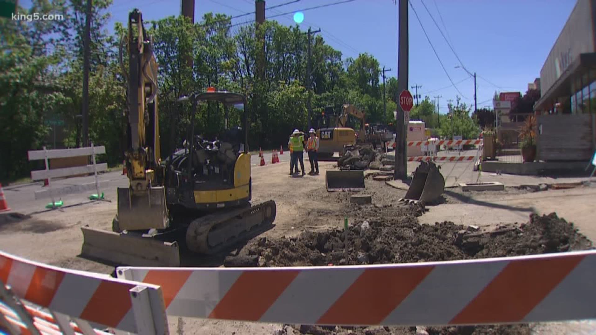 Construction season is impacting West Seattle businesses. KING 5's Michael Crowe reports.