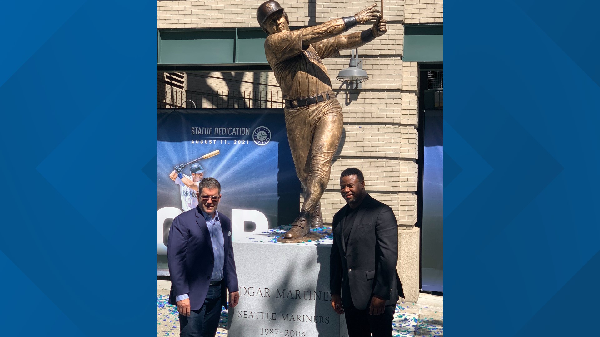 Statue unveiled for Edgar Martinez, Seattle Mariners hitting legend, outside TMobile Park