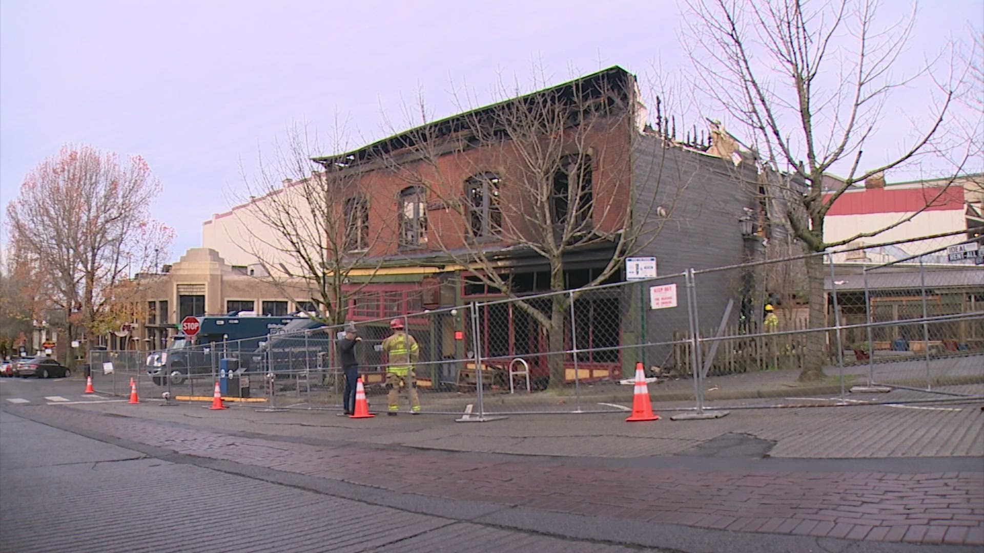 The building, in Bellingham's Fairhaven neighborhood, housed two community institutions.