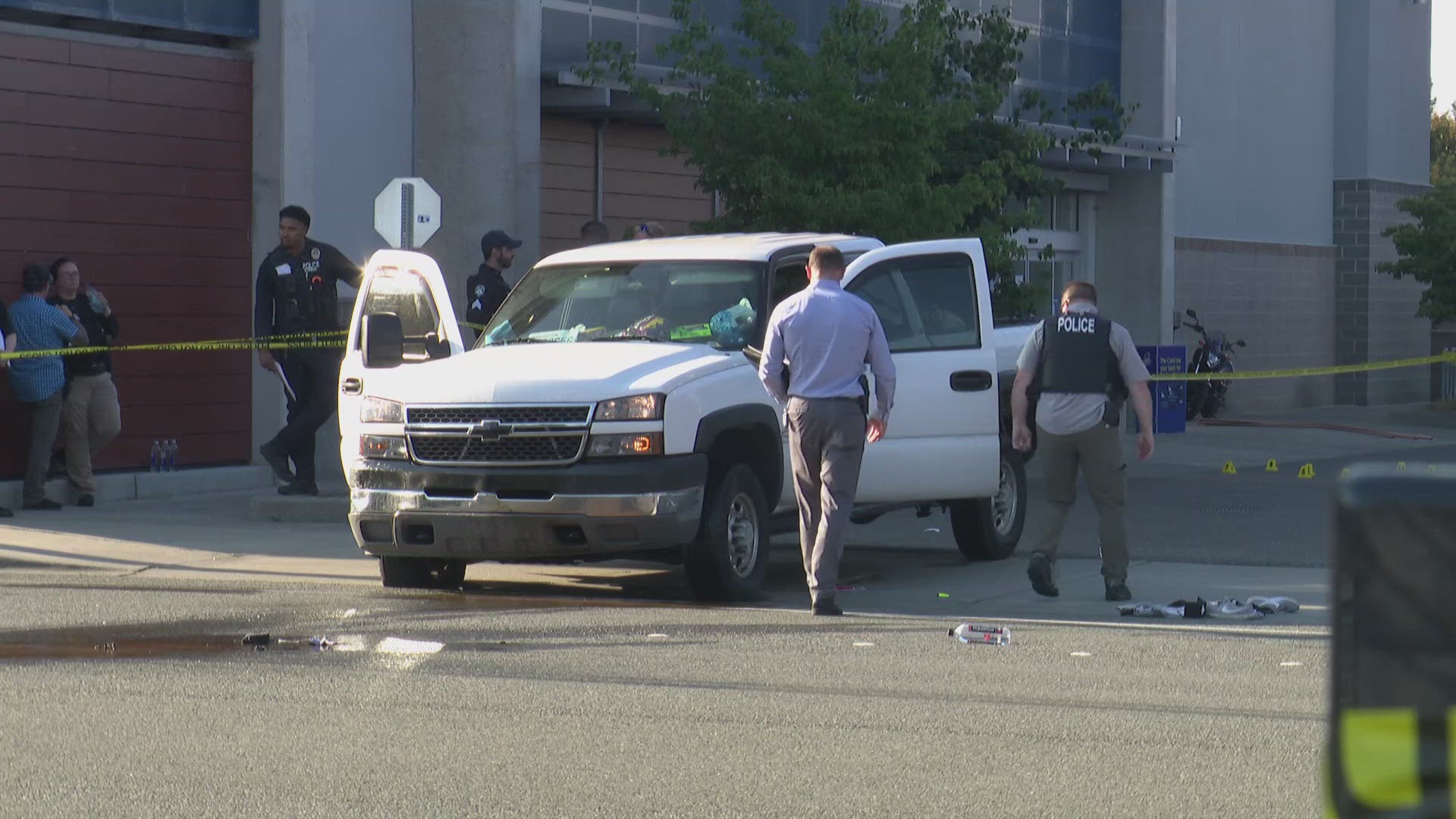 Bellevue Police Capt. Shelby Shearer said an altercation between two men led to the gunfire. Witnesses reported hearing multiple shots.