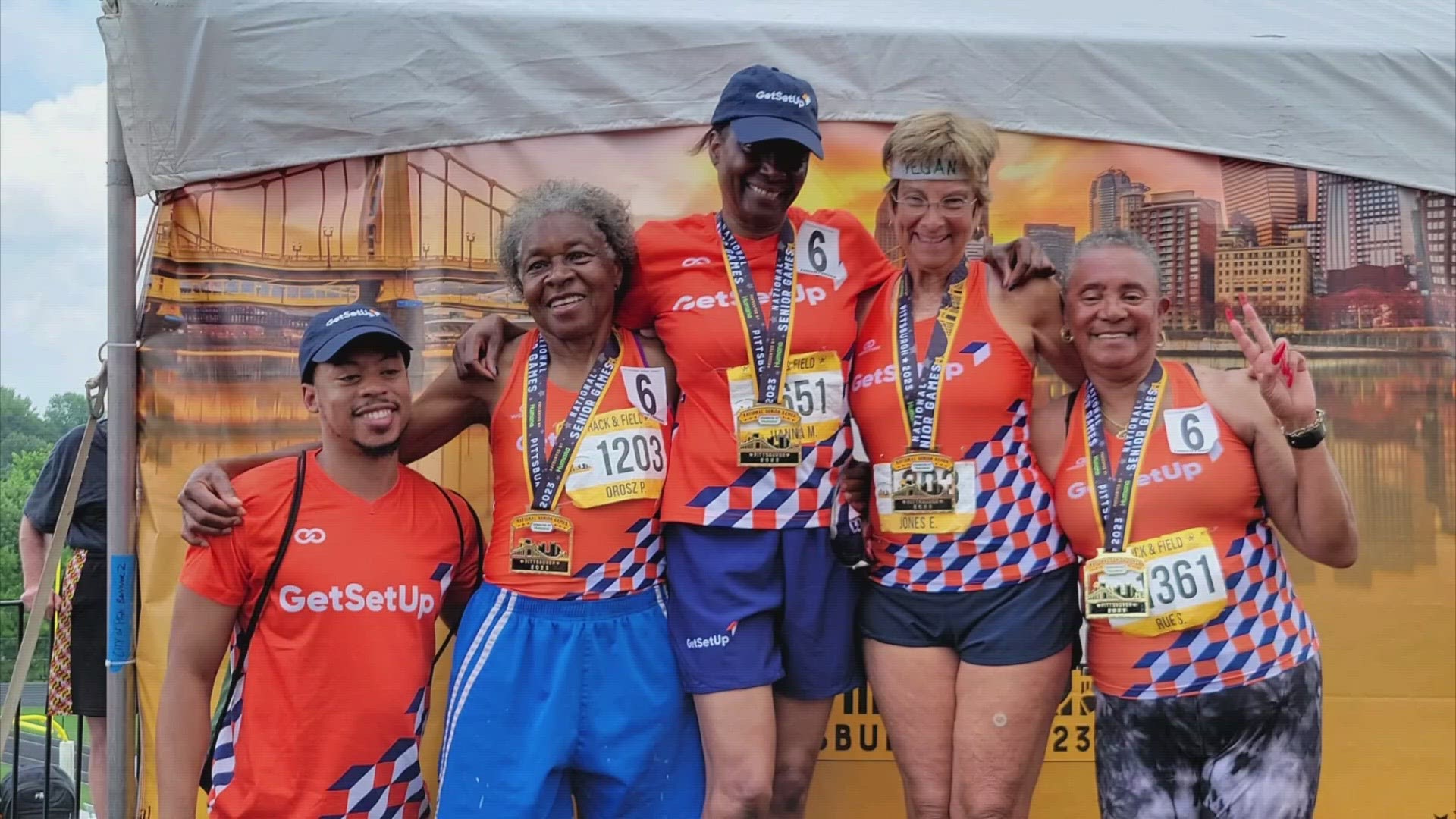 Strict track and gym workouts paid off for Madonna Hanna. The 70-year-old "Fast Fashionista" competed in three Senior Games events.