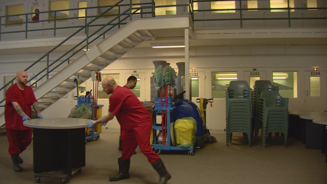 Inmates work toward a cleaner future with unique custodial class