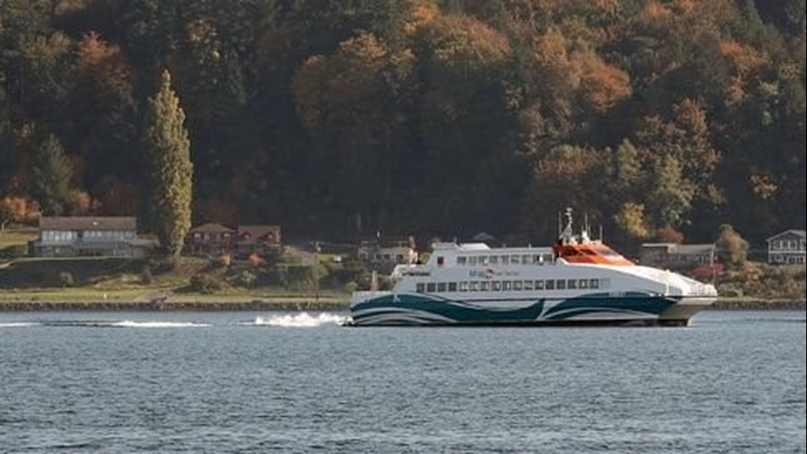 Fast ferry between Seattle and Kingston starts Monday