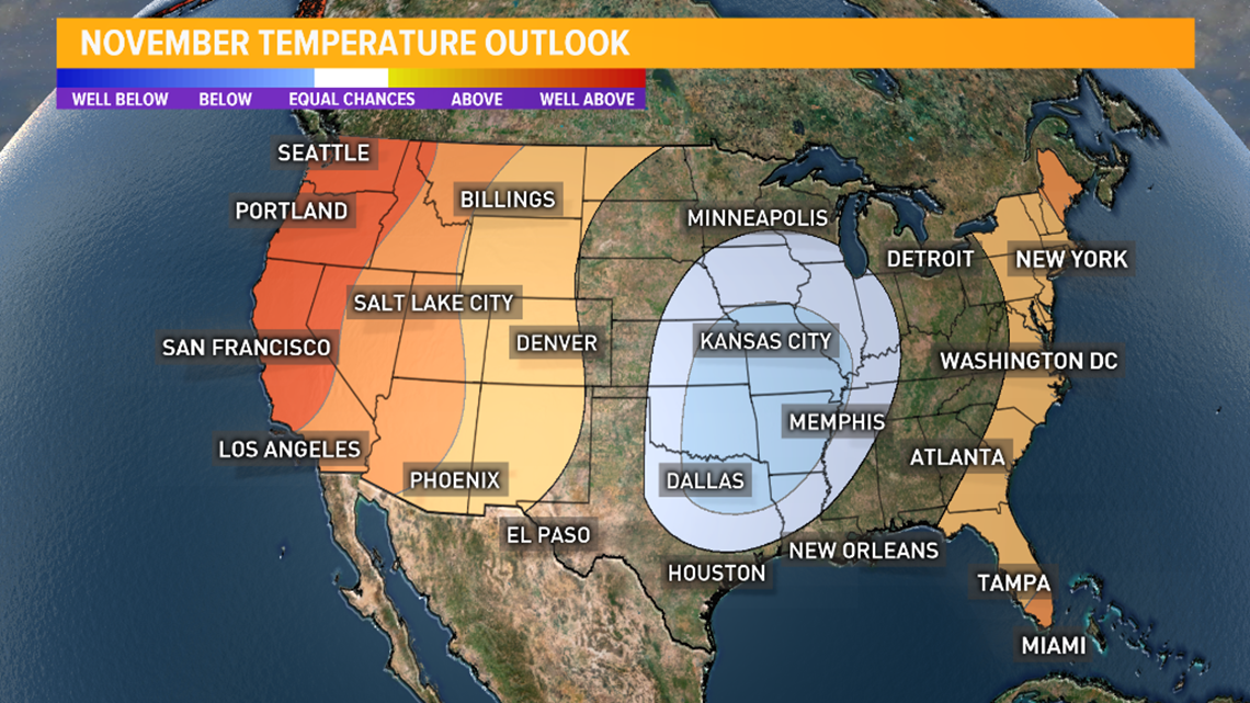November predicted to be wetter than normal | king5.com