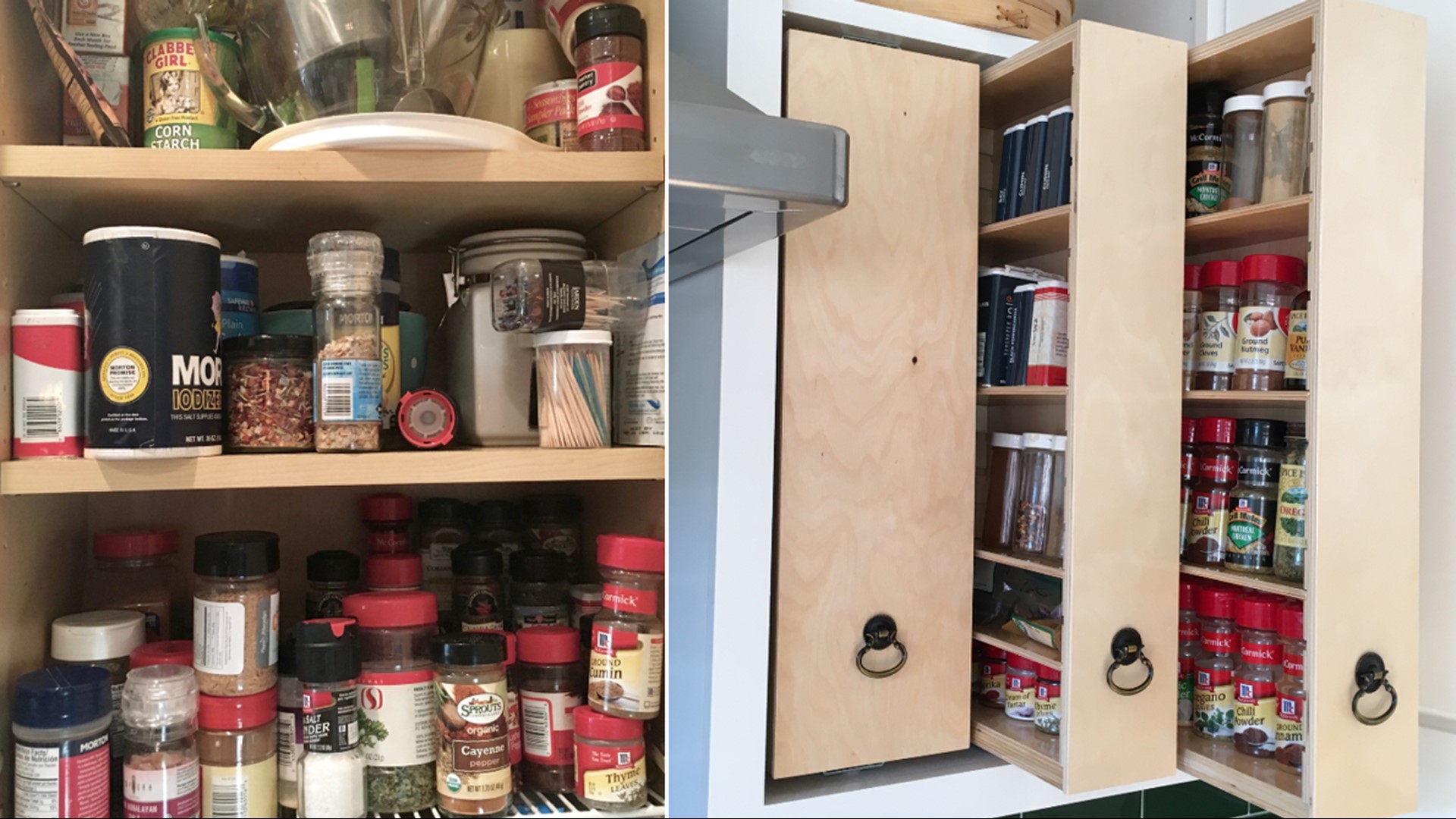 Custom-designed storage solutions can add more space, organization, and accessibility to your existing cabinets - what a gift!  Sponsored by ShelfGenie of Seattle