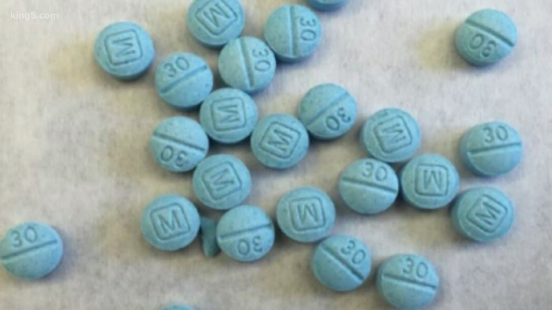 Authorities say fake pain pills are circulating around King County. The pills come in many colors and carry real brand stamps to make them look legitimate.