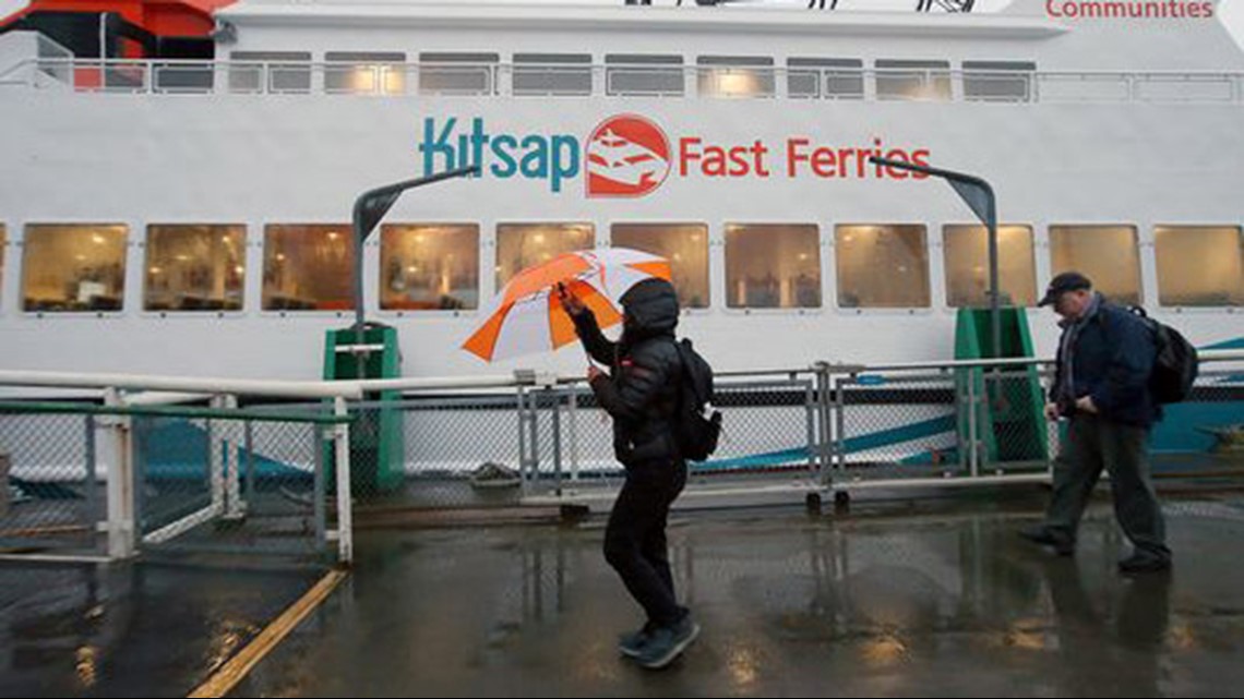 Fast ferry between Seattle and Kingston begins