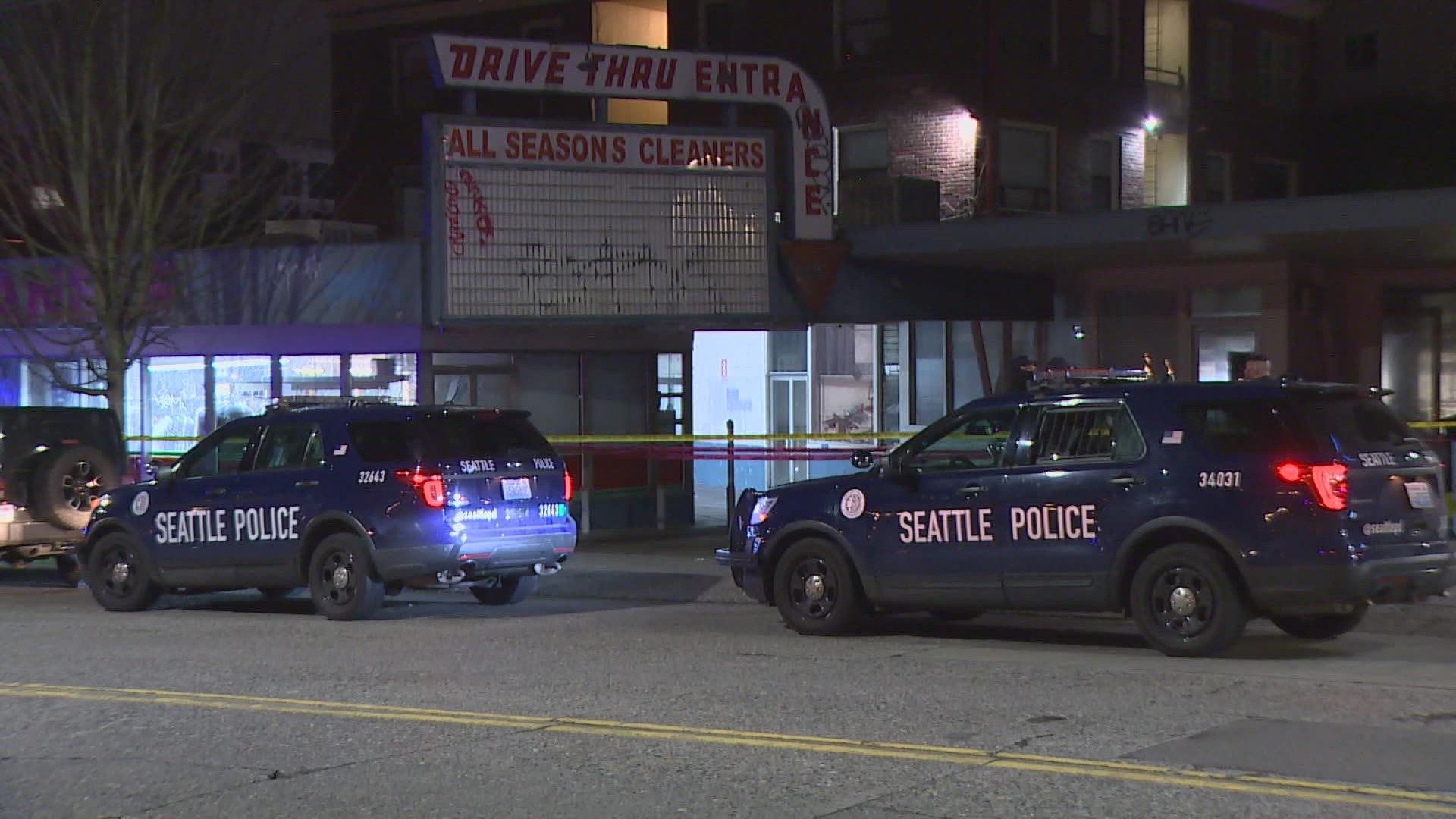 Two deaths occurred within five hours in Seattle early Thursday morning