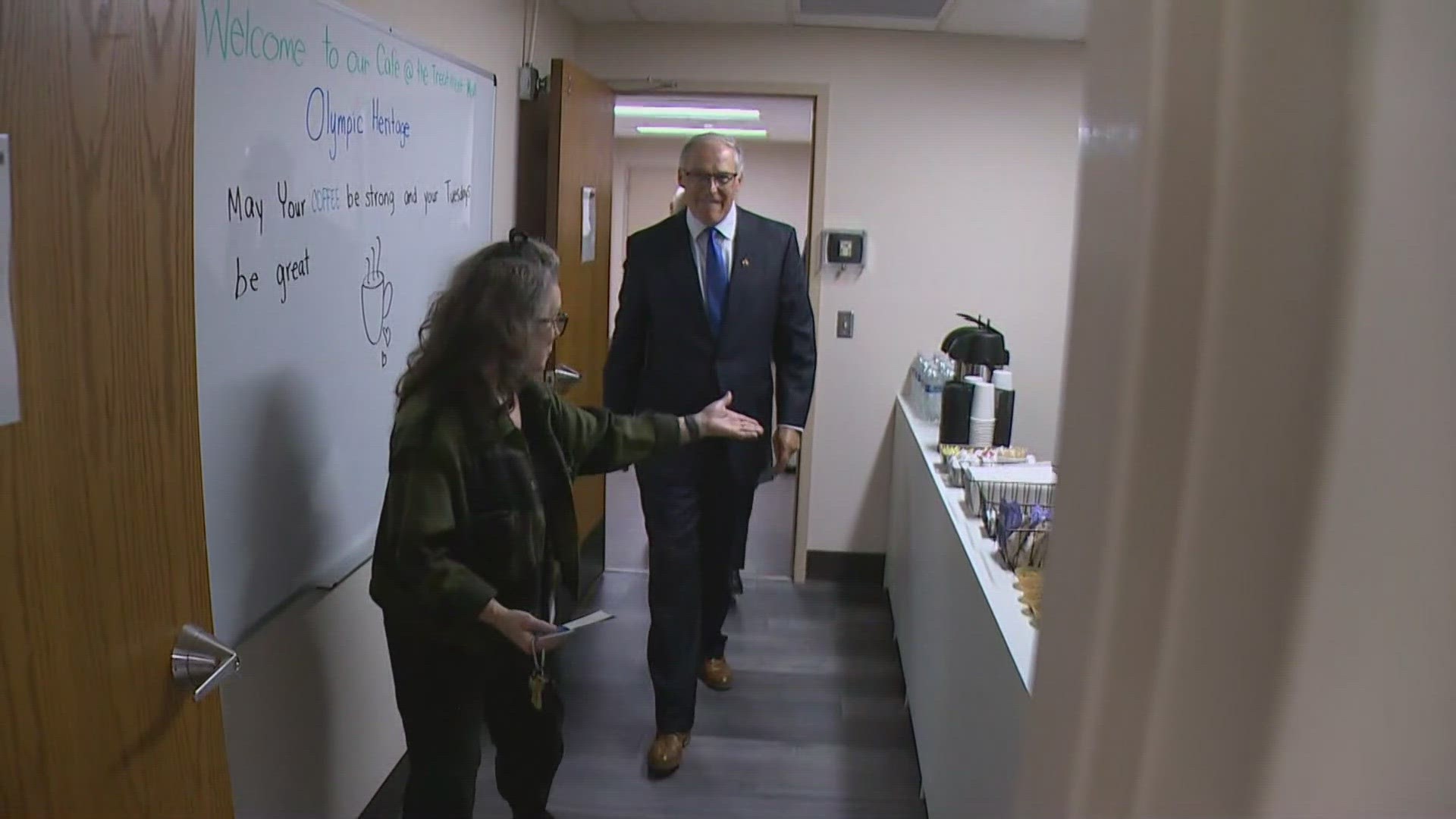 Olympic Heritage Behavioral Health offers 137 beds for people seeking behavioral health treatment. Gov. Jay Inslee visited the site for its ribbon cutting ceremony.