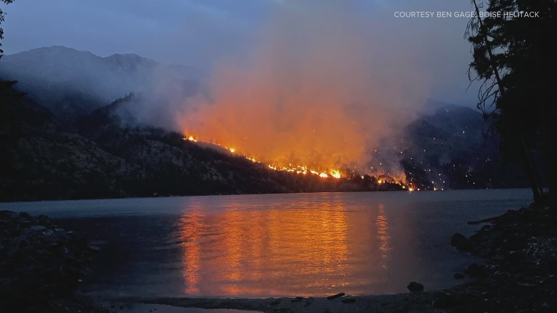 The Pioneer fire, burning near Lake Chelan since June 8th, has doubled in size to about 4,000 acres
