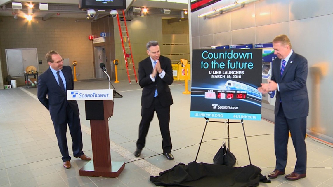 Light rail between Capitol Hill and UW to open March 19 | king5.com