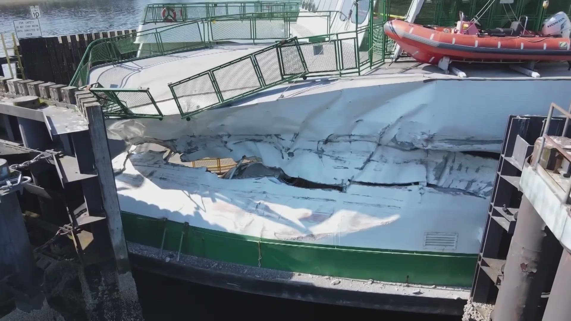 The captain of the Cathlamet ferry lost "situational awareness" before the vessel collided with an offshore dolphin at the Fauntleroy ferry terminal in July of 2022.